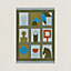 Plaid Les Objets du Faubourg, Vue: Vue à plat, flat, vue 1 sur 5