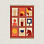 Plaid Les Objets du Faubourg, Vue: Vue à plat, flat, vue 1 sur 5