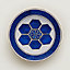 Plat rond creux Bleus d'Ailleurs, Vue: vue du dessus, above, vue 1 sur 3