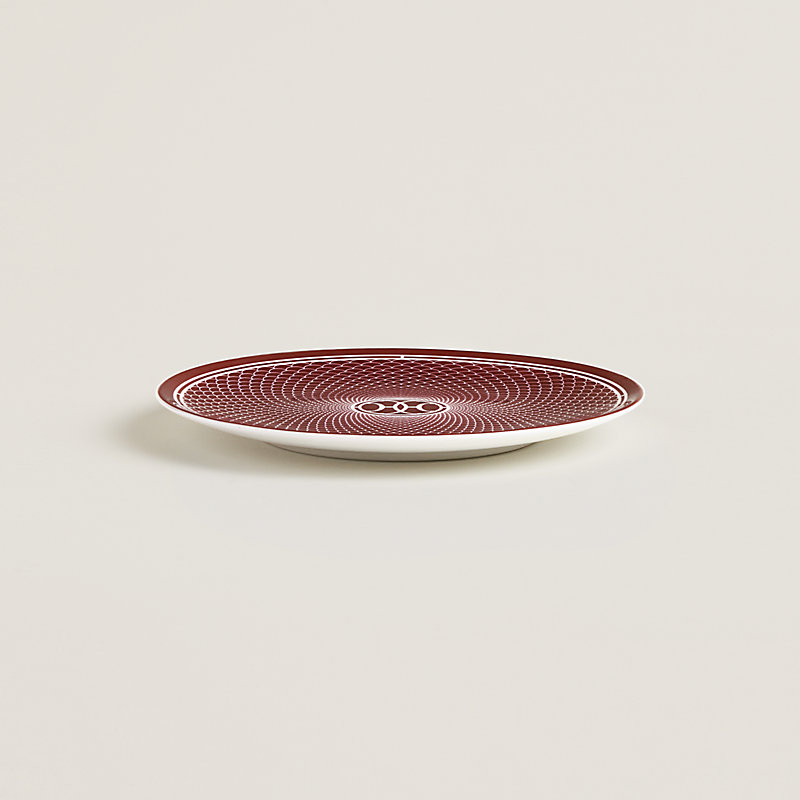 Plato de pan H Déco rojo