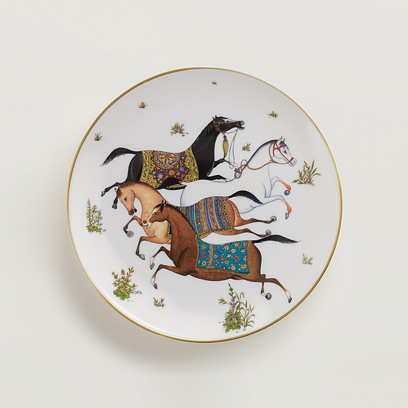 Plato de postre Cheval d'Orient | Hermès España