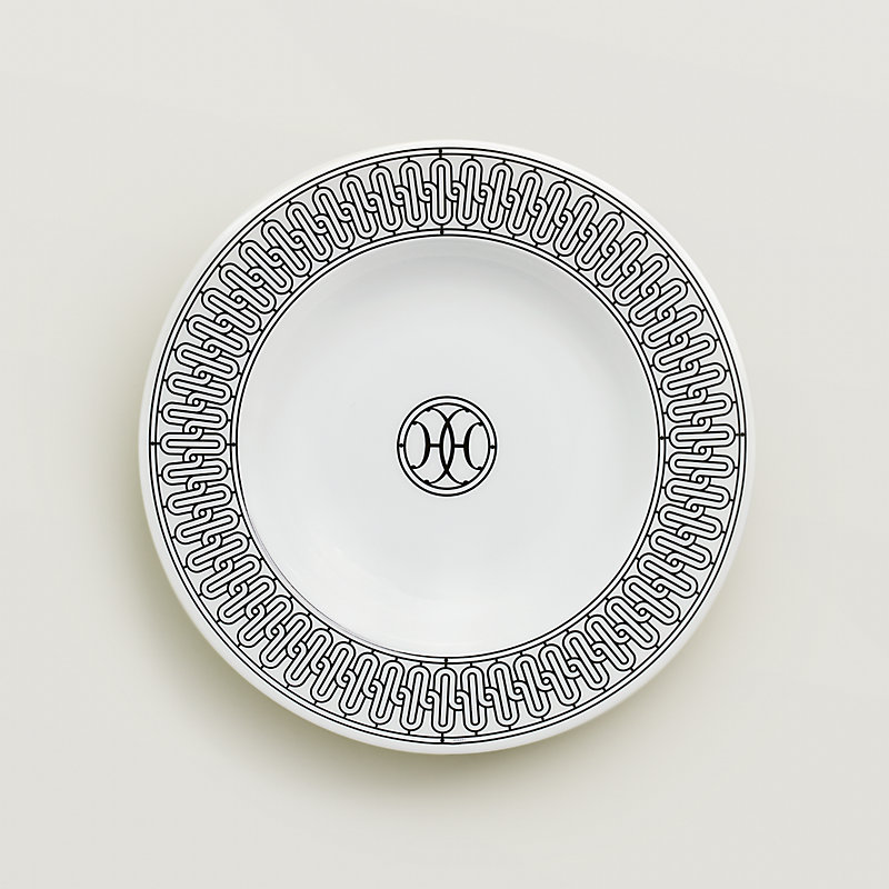 Plato hondo H Déco