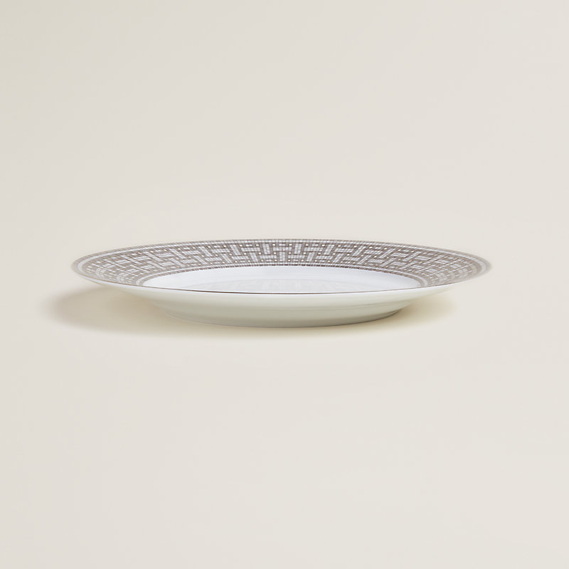 Plato llano Mosaïque au 24 platino