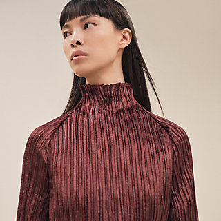 Pleated blouse | Hermès USA