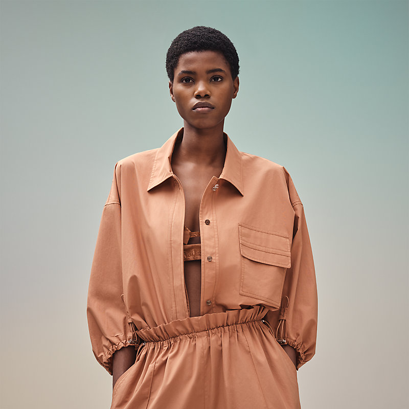 Pleated sleeve shirt | Hermès Finland