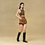 Pleated waist cotton shorts, View: Worn, worn, view 1 of 4