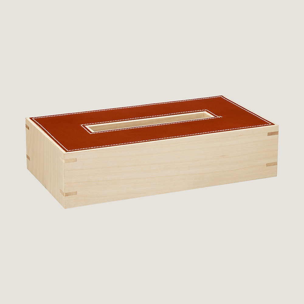 Shop HERMES Pleiade tissue box, small model (H311375M 04) by CrailIndy