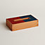 Pleiade tissue box, small model, View: Worn, worn, view 1 of 2