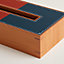 Pleiade tissue box, small model, View: Worn, worn, view 2 of 2