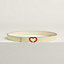Plein Coeur belt buckle & Reversible leather strap 24&nbsp;mm, View: , view 2 of 3