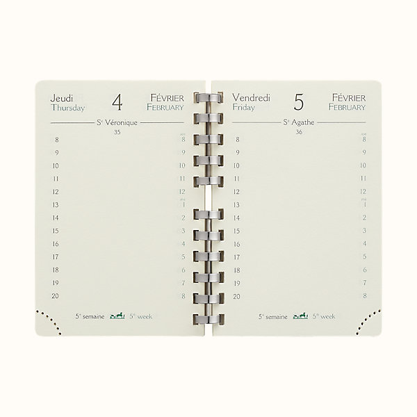 Pm Quarterly Agenda Refill 2021 Hermes Hong Kong Sar