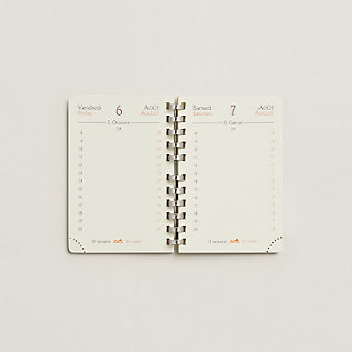 PM quarterly agenda refill 2027 | Hermès USA
