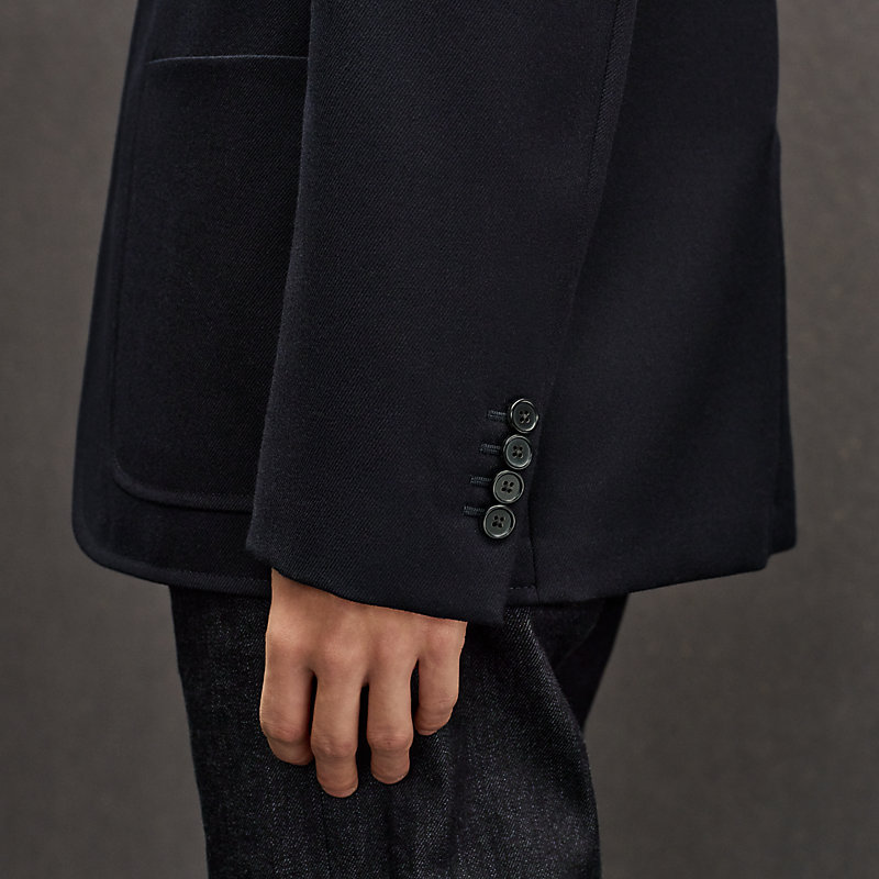 "Poche cuir" Stadium Relax jacket