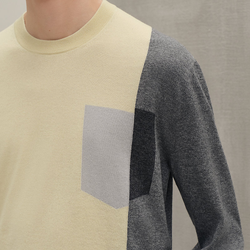 【HERMES】T-shirt poche ombree T-shirt poche ombrée | Hermès France