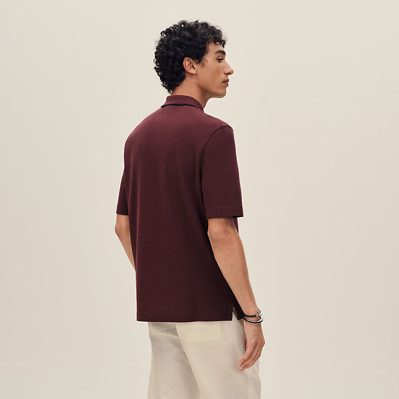 Polohemd "Piqures sellier"