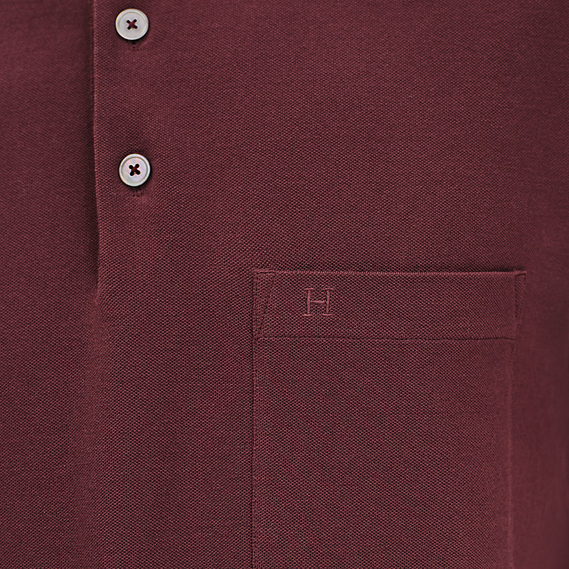 Polohemd "Piqures sellier"