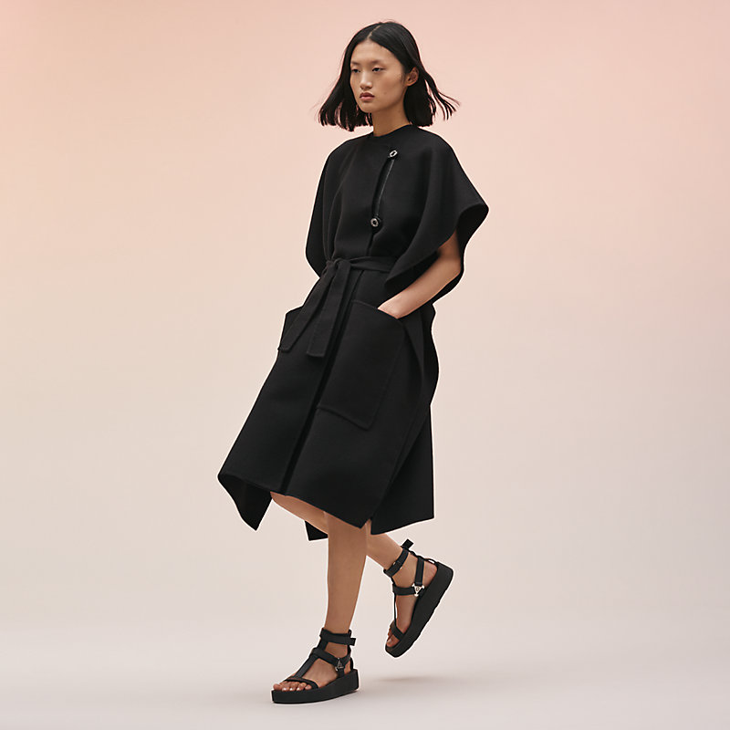 Poncho long vest | Hermès Singapore