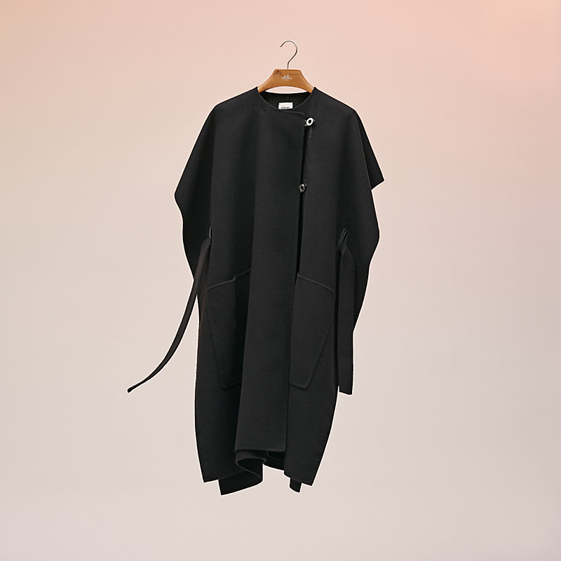 Poncho long vest | Hermès Singapore
