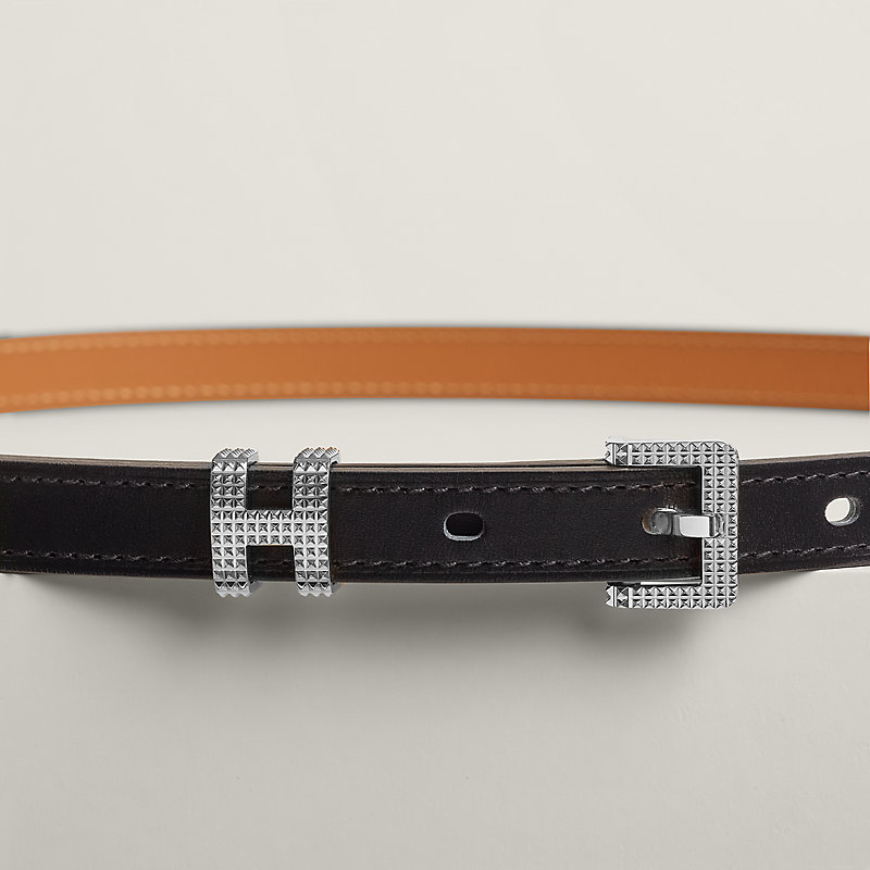 Cow Leather Trousers Belt, White Belt Man Hermes