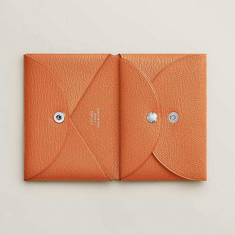 Porta-cartão Compacto Calvi Duo | Hermès Brasil