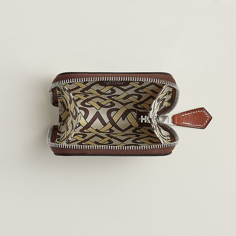 Zippo Portamonete In Pelle Verticale - Moka - Confezione Regalo - 2
