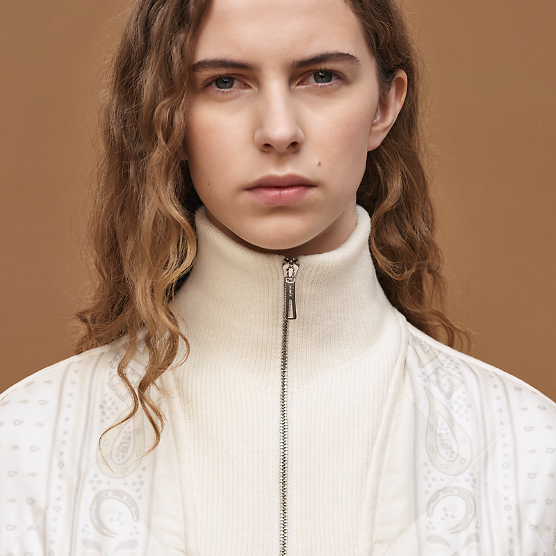 "Porte-Bonheur Bandana" zipped quilted jacket&nbsp;, View: , view 5 of 7