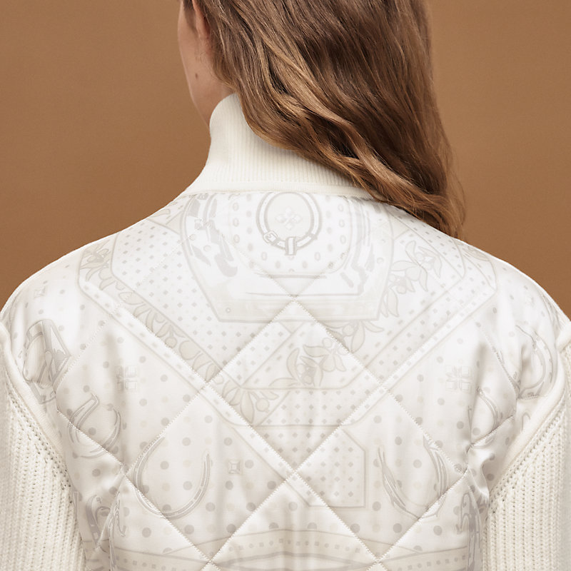 "Porte-Bonheur Bandana" zipped quilted jacket&nbsp;, View: , view 7 of 7