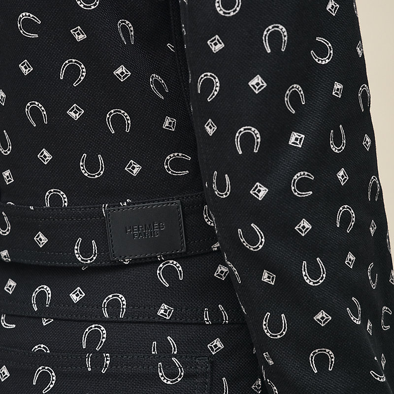 “Porte-Bonheur Bandana” 데님 재킷