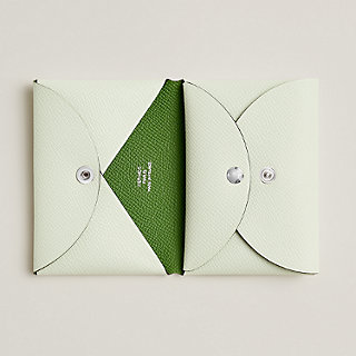 Porte-cartes Calvi Duo Compact verso | Hermès Canada