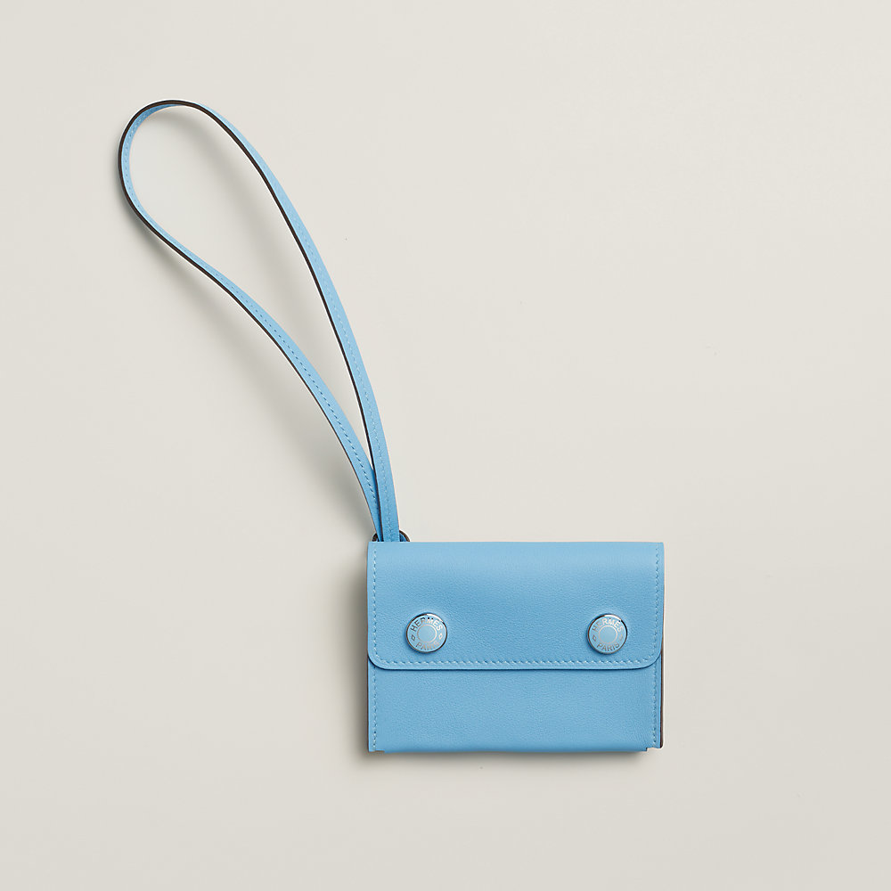 Porte-cartes HERMÈS RMS - Cuir Marine Bleu - Boîte Neuve - Unisexe