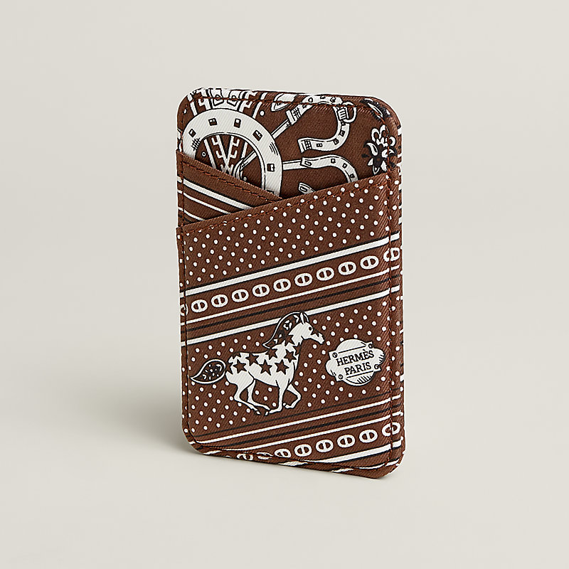 Porte-cartes MagSafe A(i)mants «&nbsp;Cheval de Cœur Bandana&nbsp;», Vue: , vue 3 sur 4