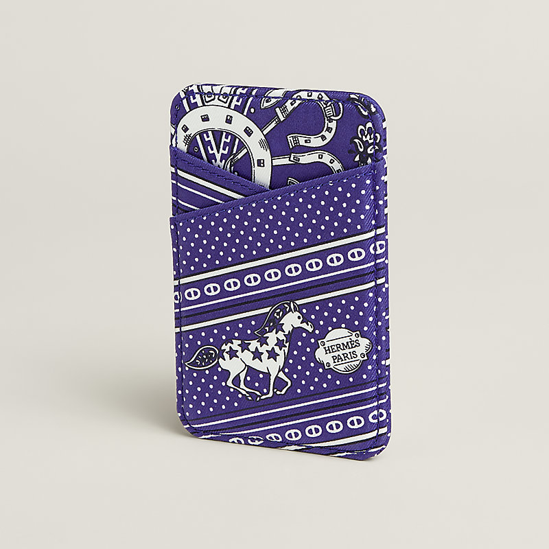 Porte-cartes MagSafe A(i)mants «&nbsp;Cheval de Cœur Bandana&nbsp;», Vue: , vue 3 sur 4