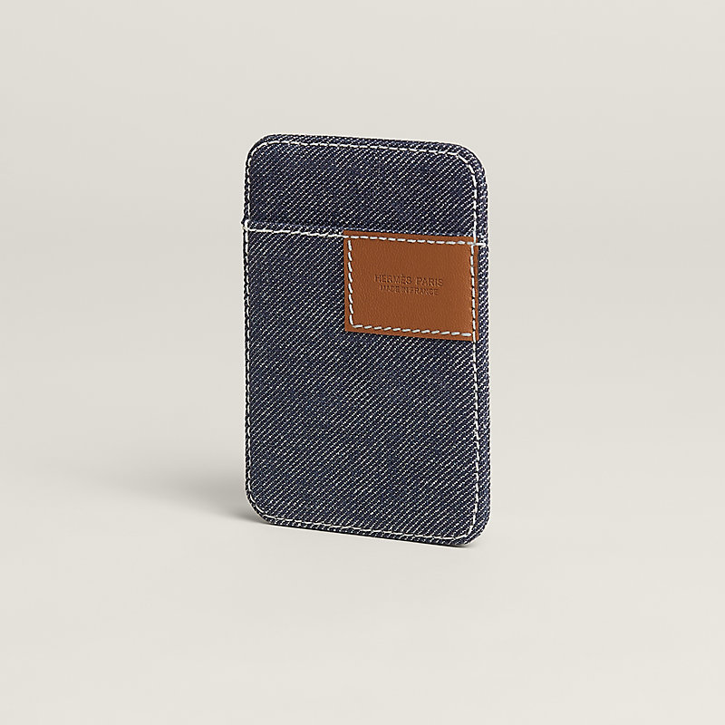 Porte-cartes MagSafe A(i)mants «&nbsp;Jean patch&nbsp;»