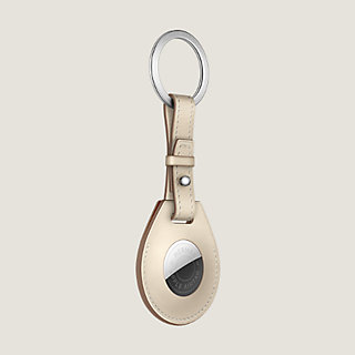 Bas192.- Porte-clés en cuir véritable pour Apple AirTag, étui Hermès AirTags,  dispositif de suivi de