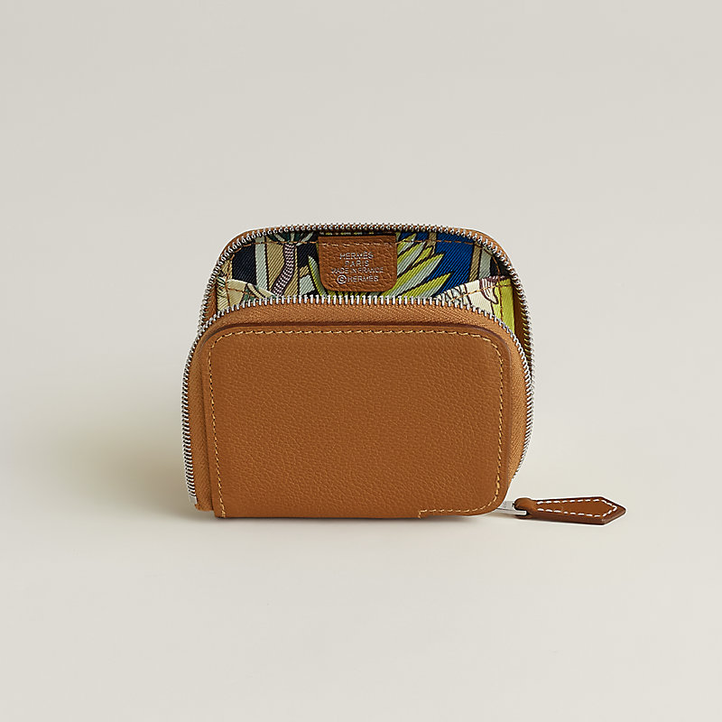 【HERMES】Porte-monnaie Silk'In コインケース Vert Moyen Porte-monnaie Silk'In | Hermès Suisse