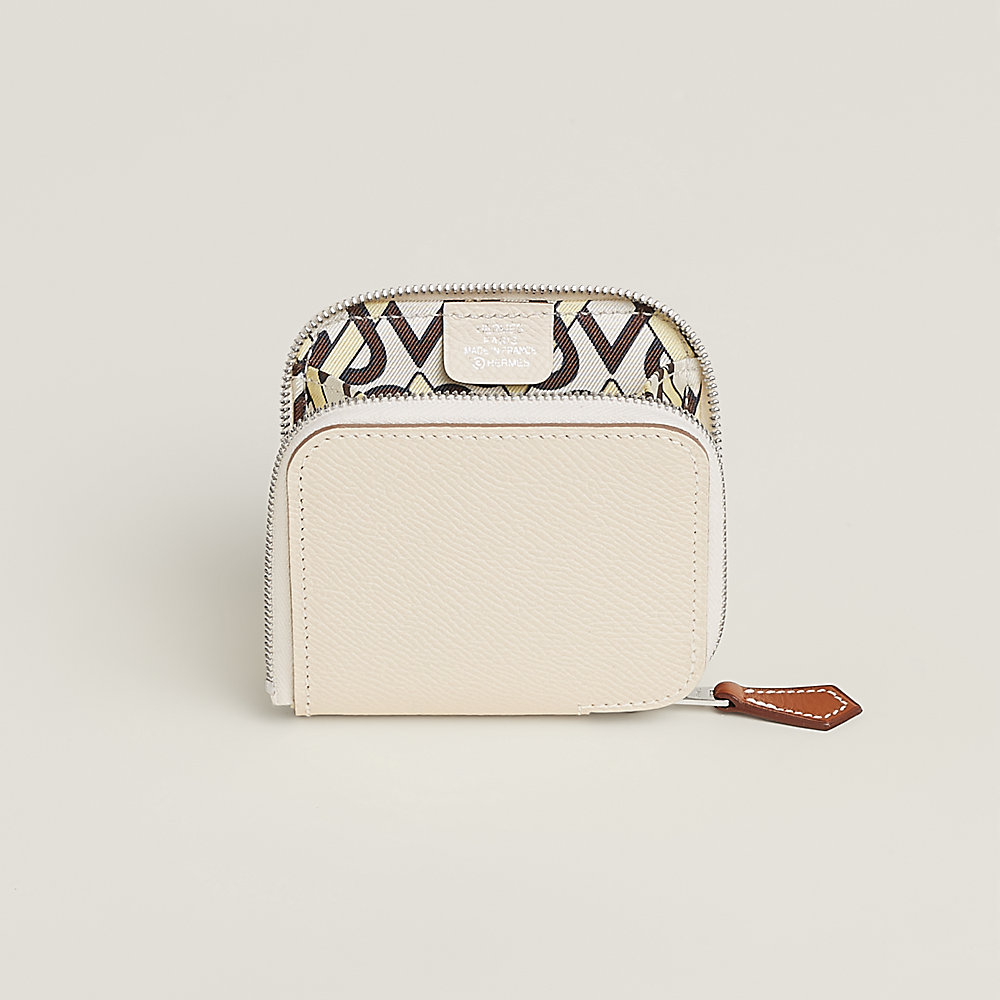 【HERMES】Porte-monnaie Silk'In ケース Craie Porte-monnaie Silk'In - Blanc | Hermès France