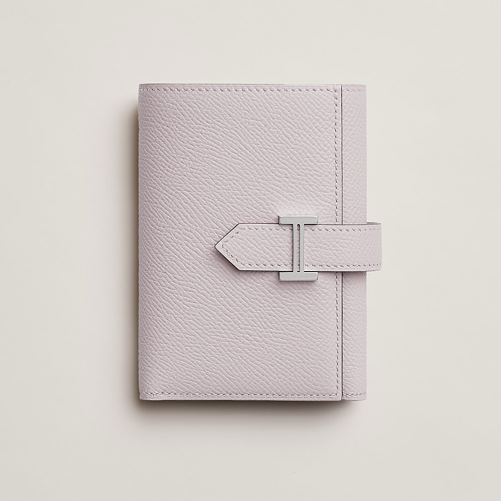 Portefeuille HERMES Gange H – Cuir Veau étoupe – Long Wallet Beige – Occasion Très Bon état
