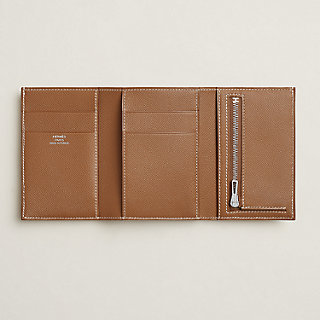 【エレガント】HERMES Portefeuille New H Passant Toutenmain portefeuille-bearn-combine--