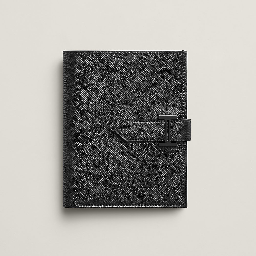 人気☆彡{HERMES} Portefeuille New H Passant Compact Noir New H Passant Compact wallet | Hermès USA