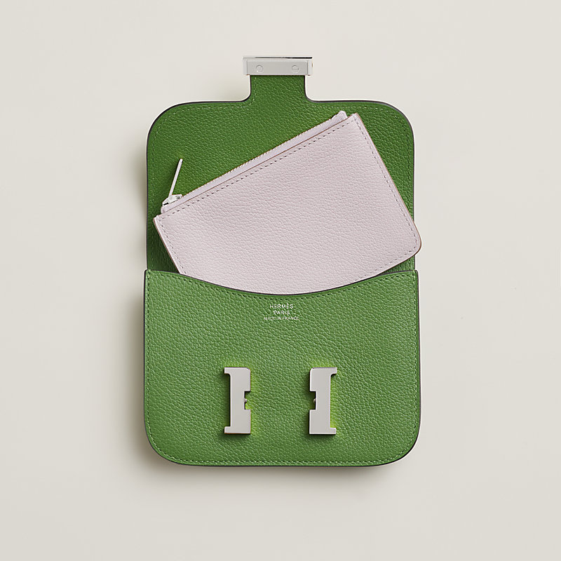 Portefeuille Constance Slim bicolore