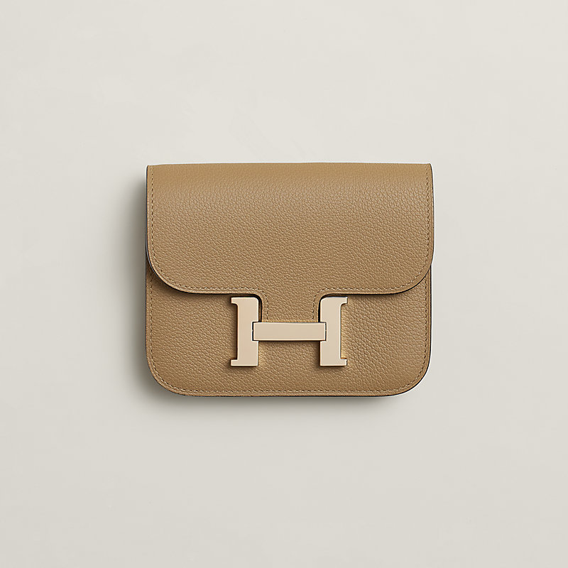 Portefeuille Constance Slim bicolore