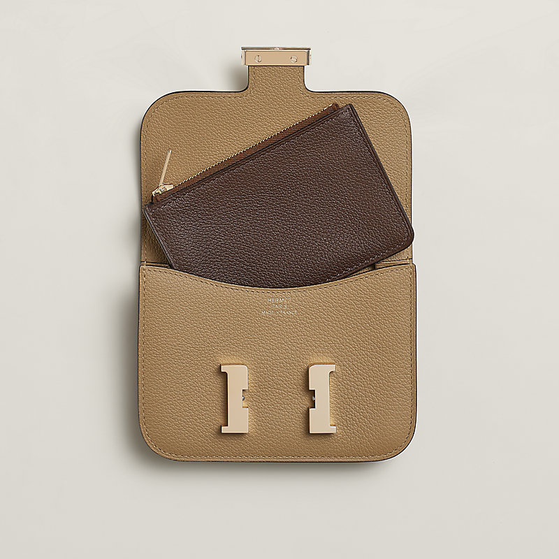 Portefeuille Constance Slim bicolore