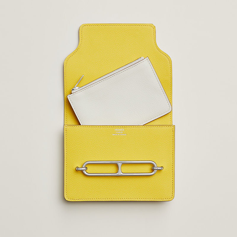 Portefeuille Roulis Slim bicolore