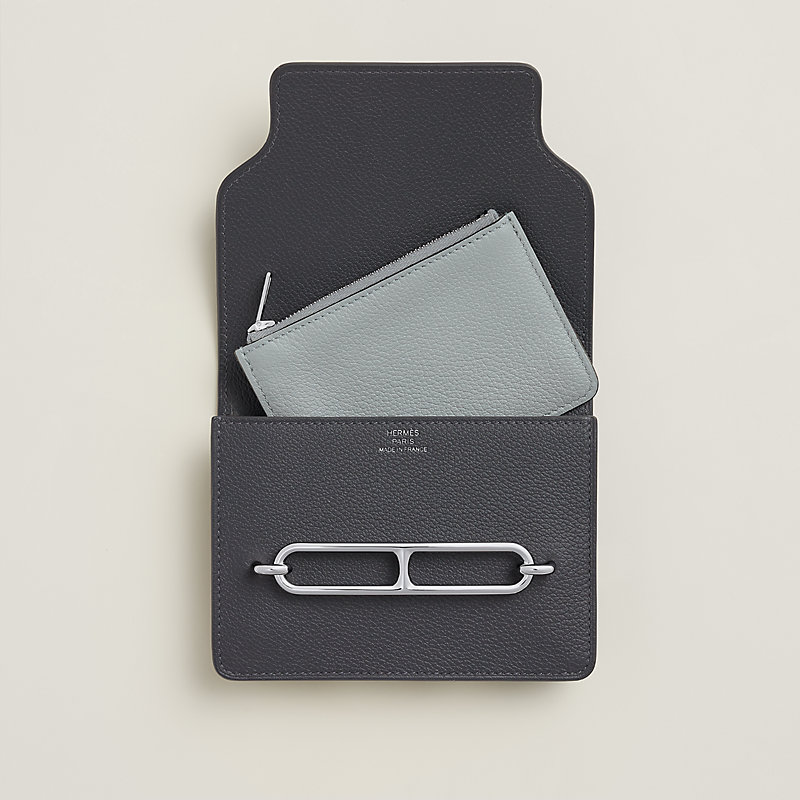 Portefeuille Roulis Slim bicolore
