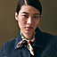 Portrait de Boucle scarf 45, View: Worn, worn, view 2 of 3