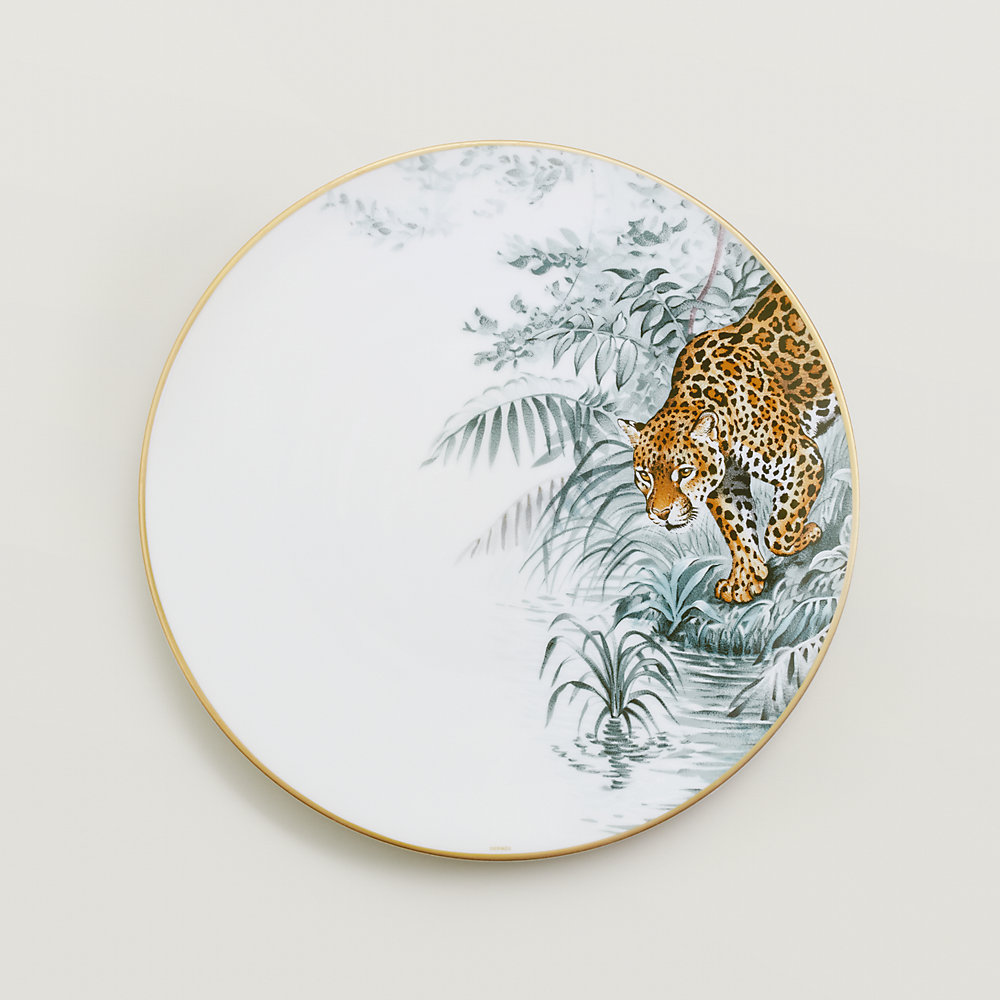 HERMES トラとヒョウの飯碗 Prato de jantar Carnets d'Équateur | Hermès Brasil