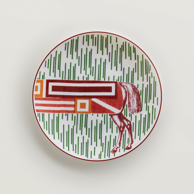 Prato de sobremesa Hermès Hippomobile n°3 | Hermès Brasil