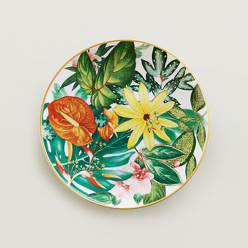 HERMES Passifolia 皿 陶磁器 Prato de sobremesa Passifolia n°2 | Hermès Brasil