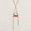 Precieux Kelly long necklace, View: Worn, worn, view 3 of 3