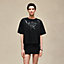 Printed boxy t-shirt, View: Worn, worn, view 2 of 4